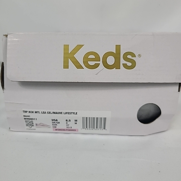 NIB Keds Women's Triple Kick Pink Metallic Iridescent Sz 6.5 NEW $75 - Picture 7 of 7